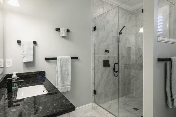 Granite Shower Installation in Battle Ground